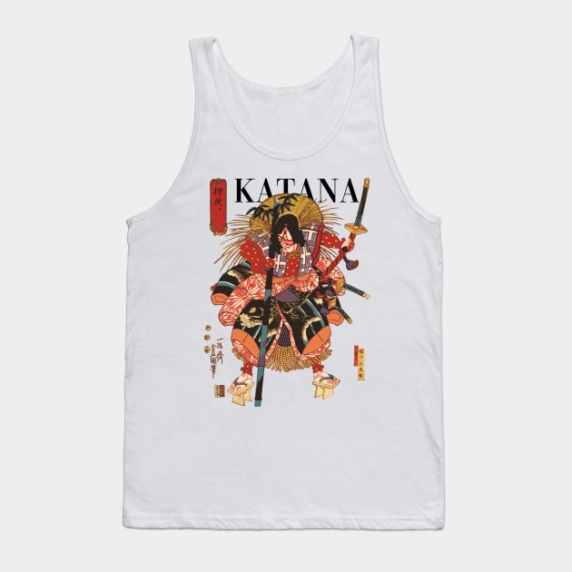 Katana Warrior Tank Top by wemerge